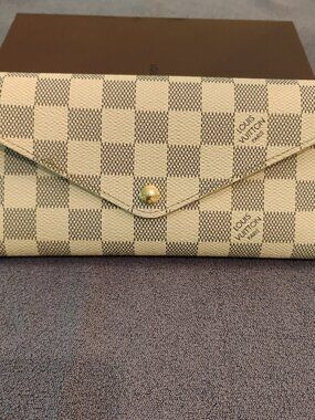Louis Vuitton Josephine Damier Azur long wallet